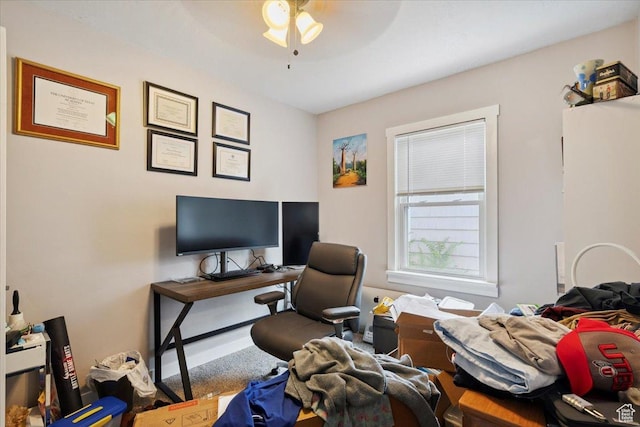 344 E Utopia Ave, South Salt Lake, UT 84115 - office space featuring a ceiling fan