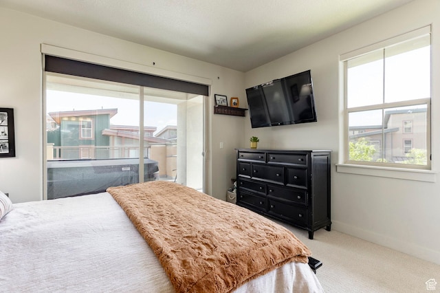 6169 Park Ln S Unit 36, Park City, UT 84098 - bedroom featuring access to exterior and carpet flooring
