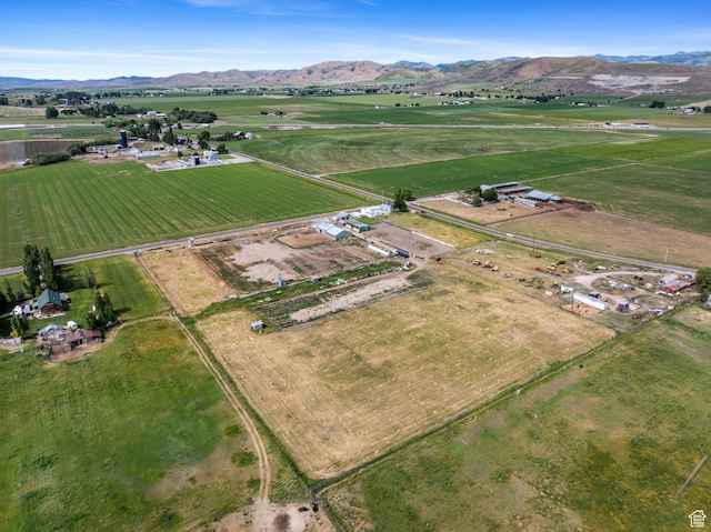 2214 S 1600 E, Preston, ID 83263 - view of property location with rural landscape, rows of crops, and mountains