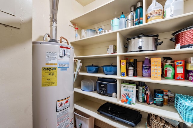 2214 S 1600 E, Preston, ID 83263 - pantry featuring gas water heater and electric panel