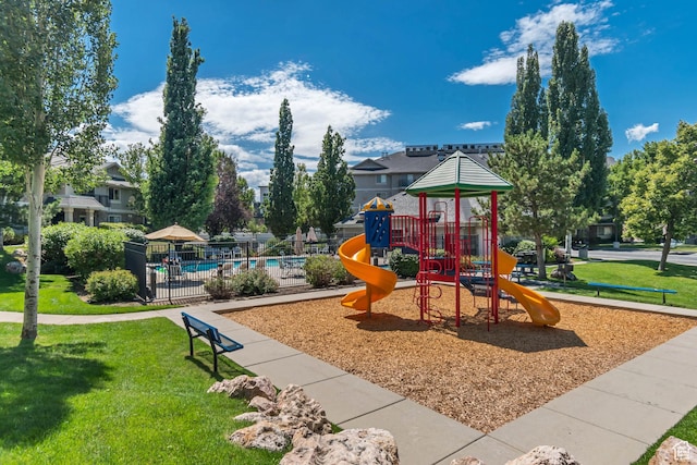 1245 E Privet Dr S Unit B3-427, Cottonwood Heights, UT 84121 - community jungle gym with a community pool