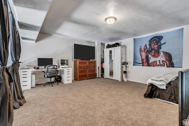 1245 E Privet Dr S Unit B3-427, Cottonwood Heights, UT 84121 - office with carpet flooring and a textured ceiling