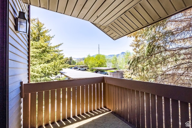 6955 N 2200 W Unit 4E, Park City, UT 84098 - balcony with a mountain view