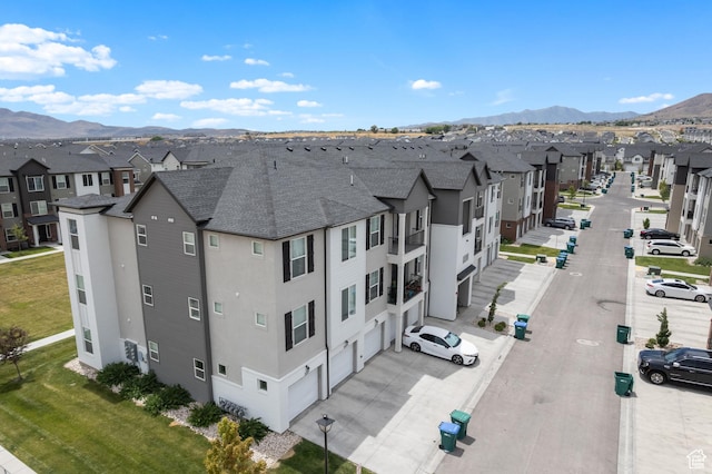 3637 W 1480 N Unit 302, Lehi, UT 84043 - aerial view of residential area with mountains
