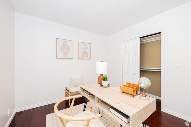 383 E Manti Dr S, Draper, UT 84020 - home office featuring wood finished floors and baseboards