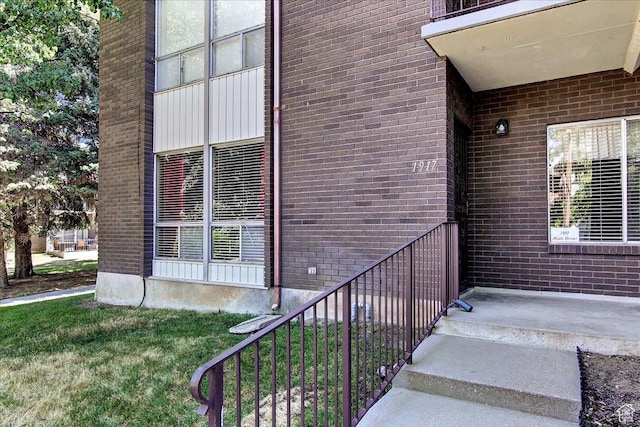 1917 S Main St Unit 7A, Bountiful, UT 84010 - doorway to property featuring brick siding