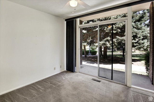 1917 S Main St Unit 7A, Bountiful, UT 84010 - carpeted empty room with ceiling fan and baseboards