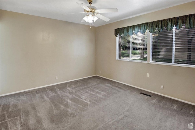 1917 S Main St Unit 7A, Bountiful, UT 84010 - carpeted spare room featuring ceiling fan and baseboards