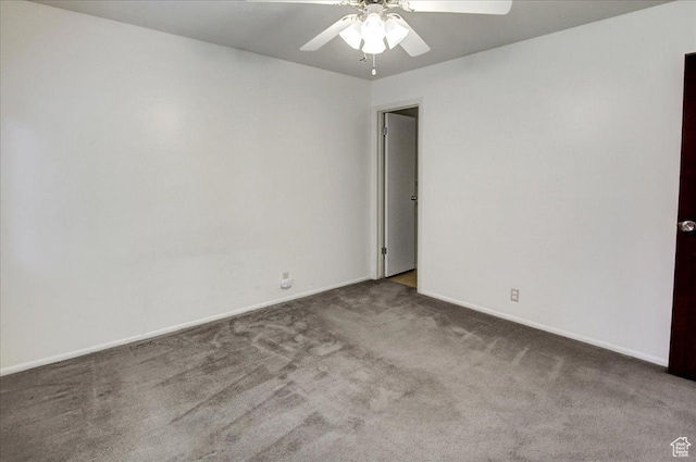 1917 S Main St Unit 7A, Bountiful, UT 84010 - spare room featuring carpet flooring and ceiling fan