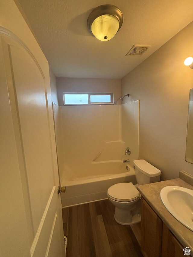 576 S 400 E, Santaquin, UT 84655 - bathroom featuring bathing tub / shower combination, wood finished floors, and vanity