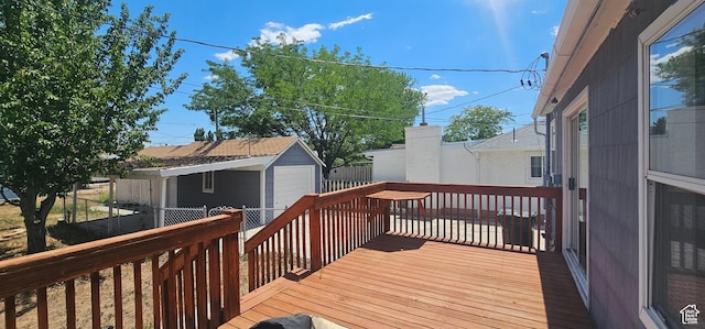 660 N 300 E, Price, UT 84501 - wooden deck with a storage shed