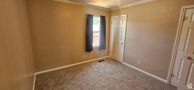 660 N 300 E, Price, UT 84501 - carpeted empty room featuring crown molding and baseboards