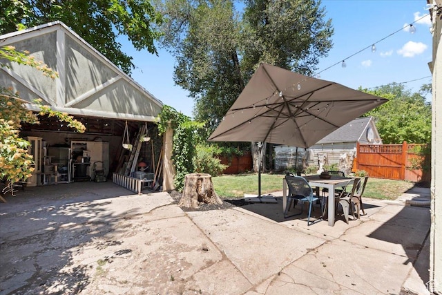 368 S 1100 E, Salt Lake City, UT 84102 - view of patio featuring outdoor dining area