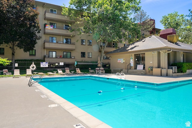 550 400 E Unit 3307, Salt Lake City, UT 84111 - community pool featuring a patio