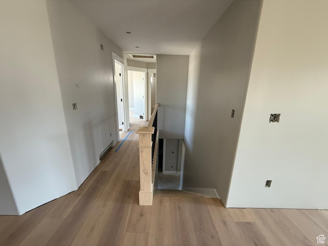 3274 N 2500 W, Farr West, UT 84404 - corridor featuring light wood finished floors and an upstairs landing