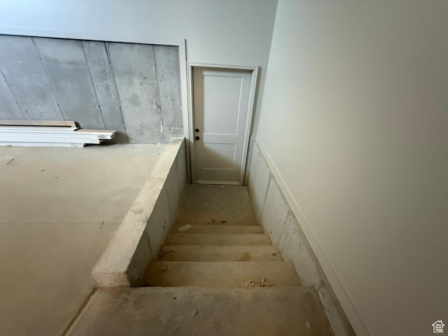 3274 N 2500 W, Farr West, UT 84404 - stairway with a wainscoted wall