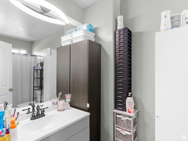 3646 S Elk Point Dr, Magna, UT 84044 - full bath featuring vanity and a shower with shower curtain