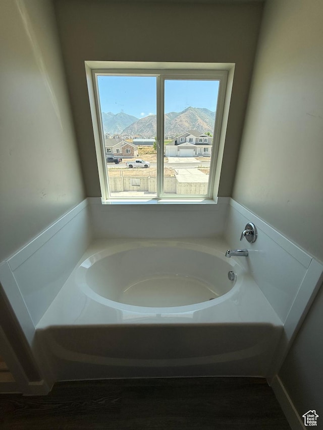 482 N 460 E Lot 6, Salem, UT 84653 - full bathroom featuring a mountain view and a bath