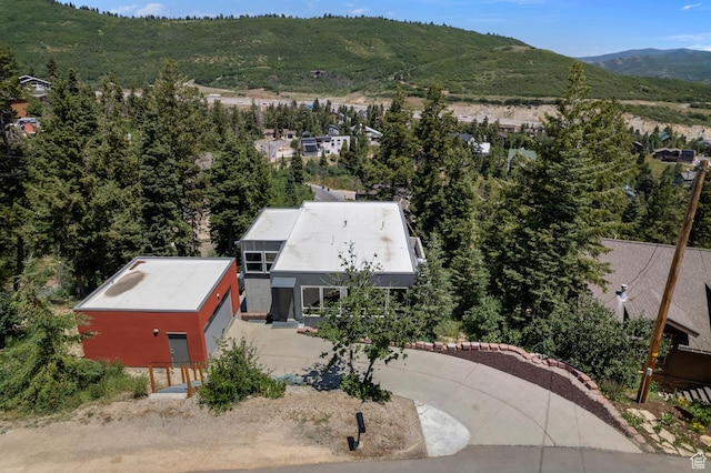 105 S Crestview Cir, Park City, UT 84098 - view from above of property with a mountainous background