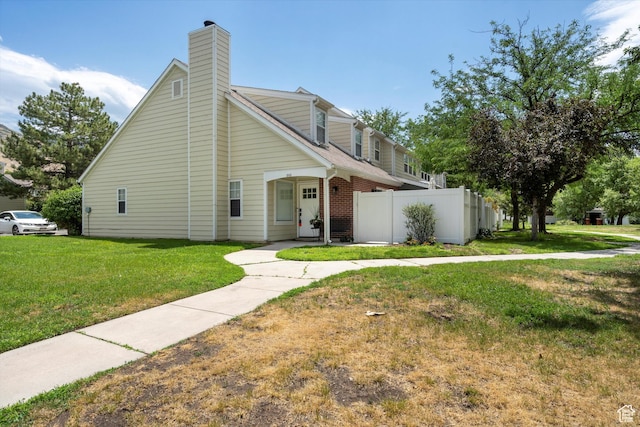 866 Brookside Ln, Centerville, UT 84014 - view of front of home with a chimney