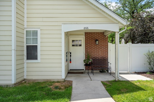 866 Brookside Ln, Centerville, UT 84014 - view of exterior entry featuring brick siding