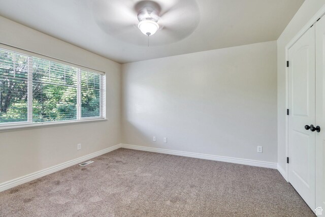 1158 W 150 S, Springville, UT 84663 - unfurnished room featuring carpet floors and ceiling fan