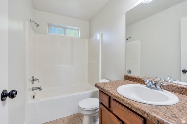 1158 W 150 S, Springville, UT 84663 - bathroom with vanity, shower / bath combination, and tile patterned flooring