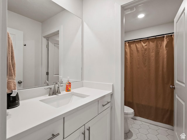 1583 W Andover Rd, South Jordan, UT 84095 - bathroom featuring vanity and tile patterned flooring