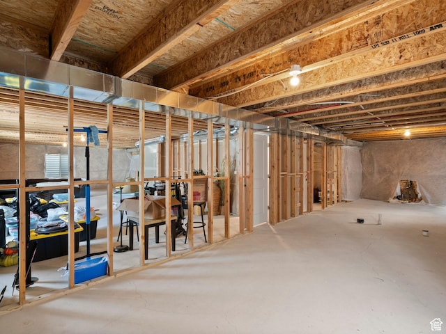 1583 W Andover Rd, South Jordan, UT 84095 - view of unfinished basement