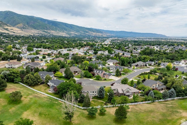 999 S Fairway Cir, Fruit Heights, UT 84037 - aerial view of residential area with a mountain backdrop