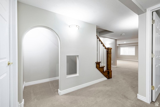 999 S Fairway Cir, Fruit Heights, UT 84037 - hallway with carpet and stairs
