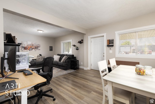 45 N 900 W, Provo, UT 84601 - home office with wood finished floors and a textured ceiling