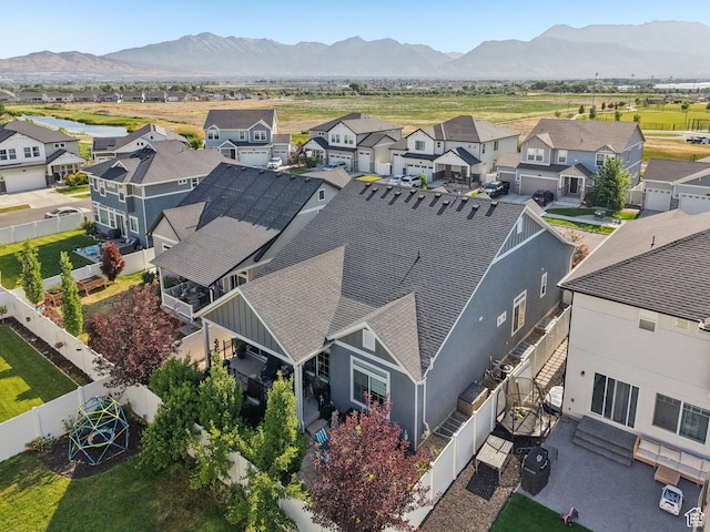 287 S Hayes Well Ln, Saratoga Springs, UT 84045 - aerial perspective of suburban area with mountains