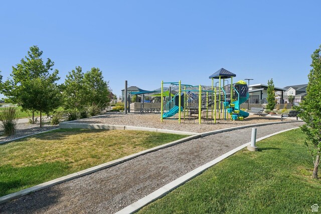 287 S Hayes Well Ln, Saratoga Springs, UT 84045 - community jungle gym with a lawn