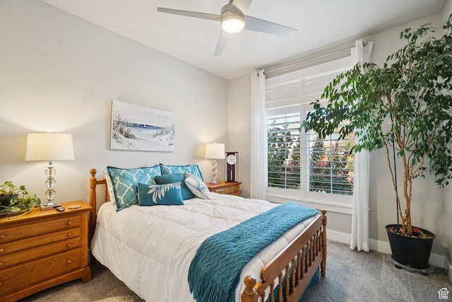 287 S Hayes Well Ln, Saratoga Springs, UT 84045 - carpeted bedroom with a ceiling fan