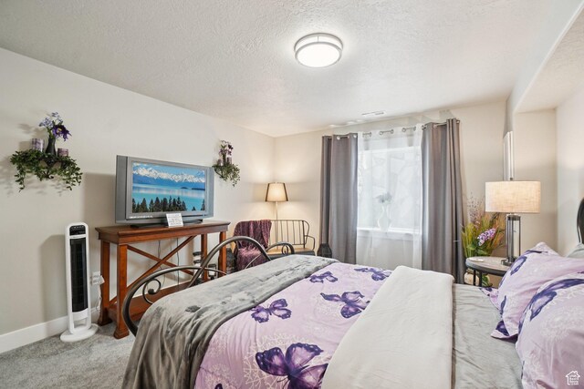 287 S Hayes Well Ln, Saratoga Springs, UT 84045 - bedroom with carpet and a textured ceiling