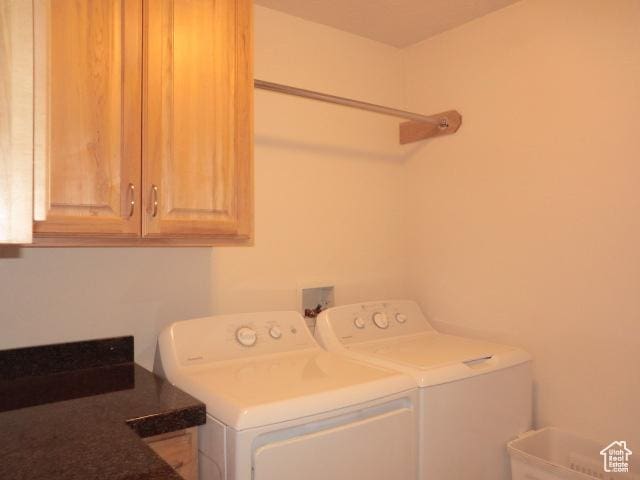 320 S 1125 W, Parowan, UT 84761 - washroom featuring washing machine and dryer and cabinet space