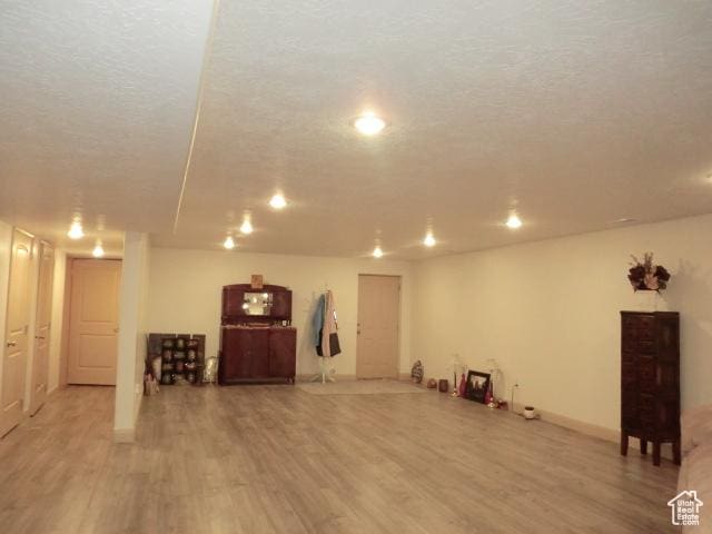 320 S 1125 W, Parowan, UT 84761 - finished basement featuring light wood finished floors and a textured ceiling