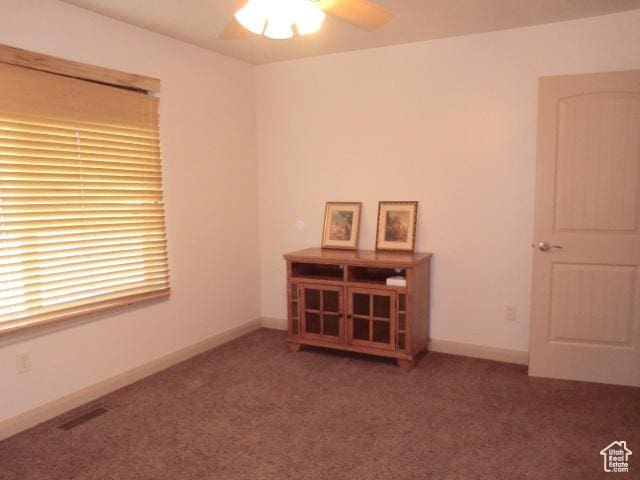 320 S 1125 W, Parowan, UT 84761 - carpeted spare room with a ceiling fan and baseboards