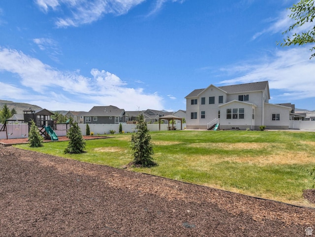 13249 S Shearing Cv, Herriman, UT 84096 - view of yard featuring a residential view