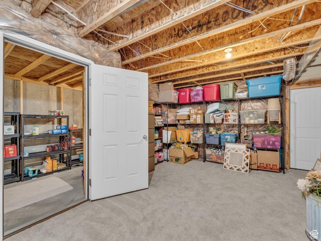 13249 S Shearing Cv, Herriman, UT 84096 - unfinished basement featuring carpet flooring
