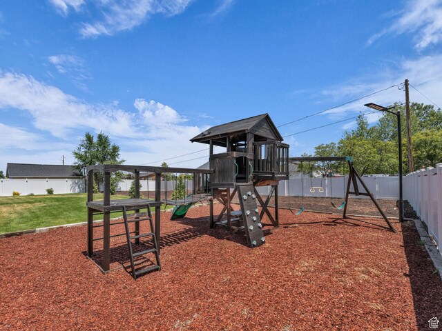 13249 S Shearing Cv, Herriman, UT 84096 - view of playground featuring a fenced backyard