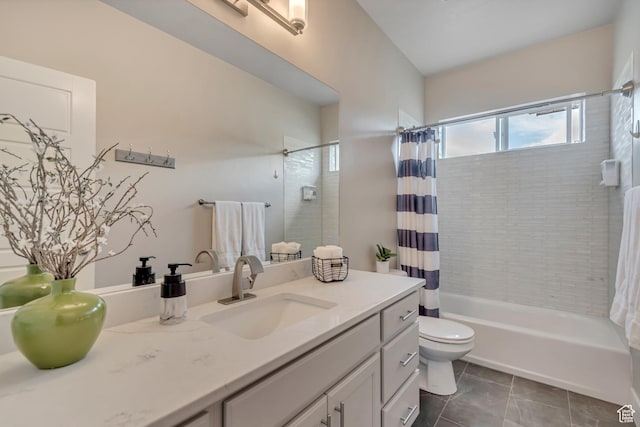 11531 S 840 W, Draper, UT 84020 - full bath featuring vanity, healthy amount of natural light, shower / bathtub combination with curtain, and tile patterned flooring