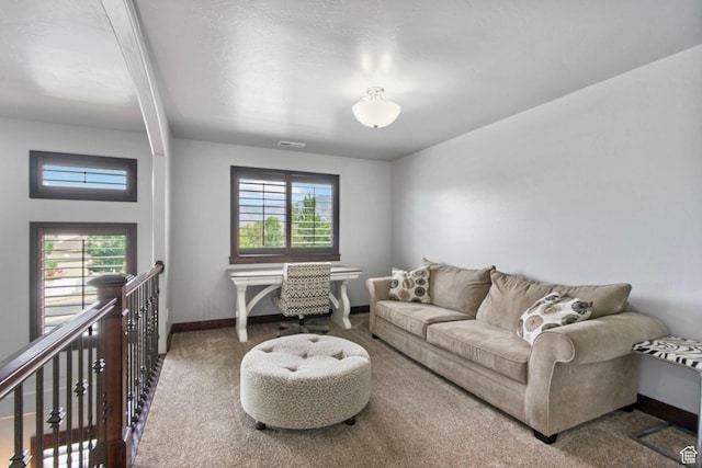 5584 N Gentle Breeze Ct, Stansbury Park, UT 84074 - carpeted living room with healthy amount of natural light