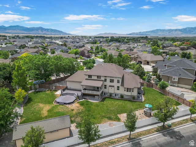 5584 N Gentle Breeze Ct, Stansbury Park, UT 84074 - aerial perspective of suburban area with mountains