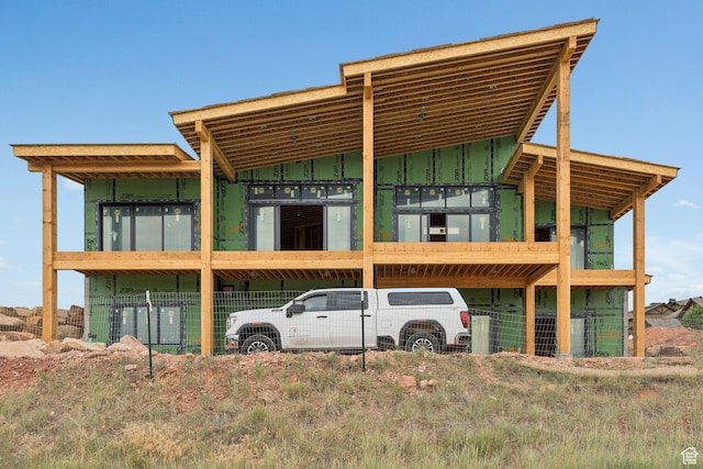 197 N Abajo Peak Way Unit 398, Heber City, UT 84032 - rear view of house with board and batten siding