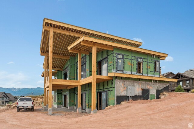 197 N Abajo Peak Way Unit 398, Heber City, UT 84032 - rear view of property with a mountain view