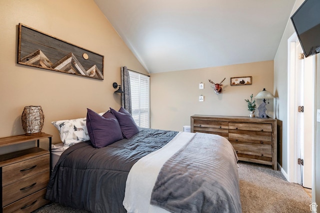 534 E 1400th St S, Bountiful, UT 84010 - carpeted bedroom featuring vaulted ceiling