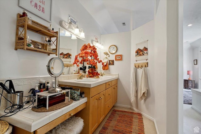 3680 N 2300 E, Layton, UT 84040 - bathroom featuring vanity and recessed lighting