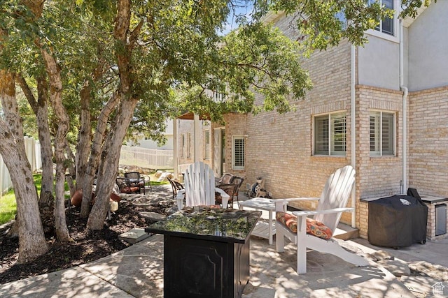 3680 N 2300 E, Layton, UT 84040 - view of patio / terrace featuring grilling area